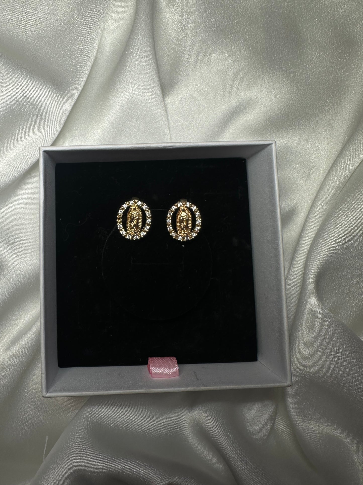 Virgin de Guadalupe earrings style Maria
