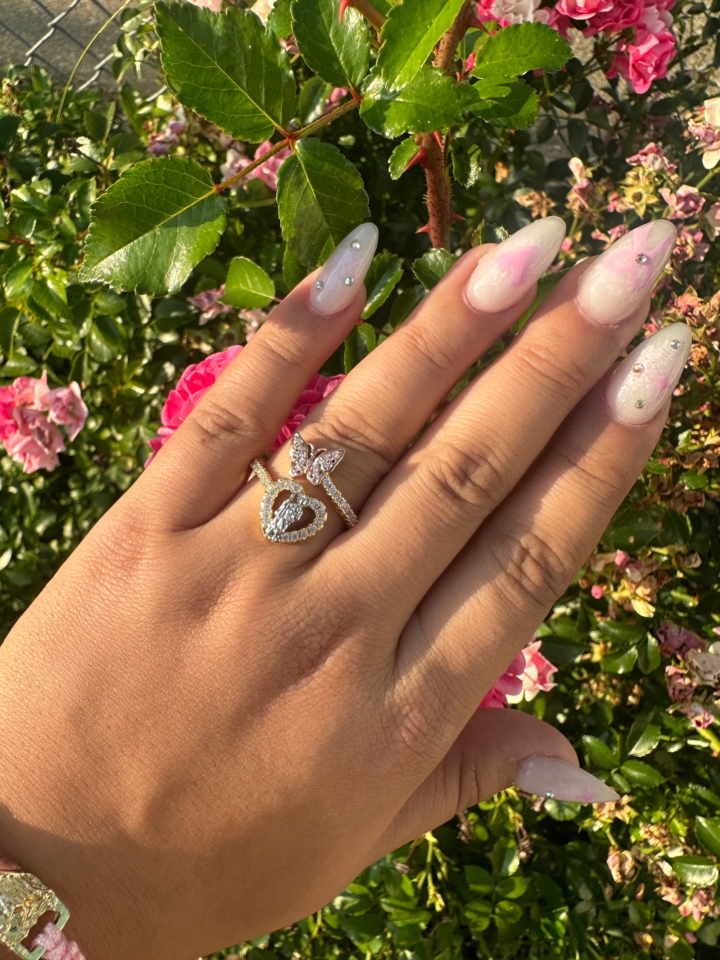 San Judas Adjustable Ring