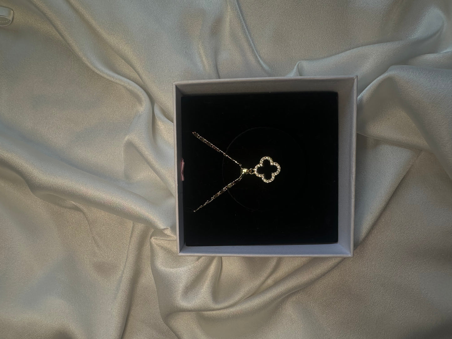 Double sided LV inspired necklace