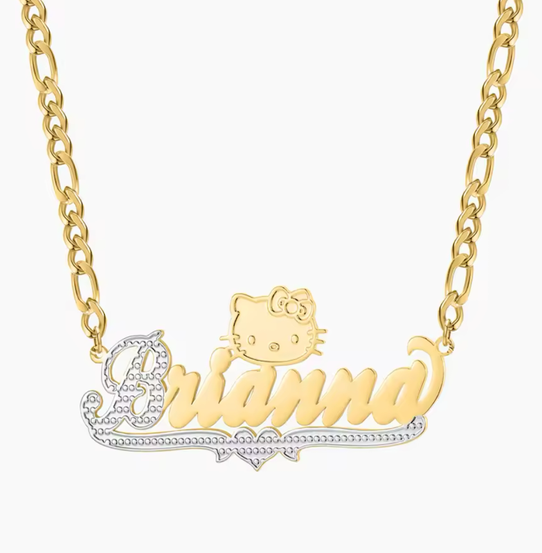 Hello Kitty Custom Name Necklace