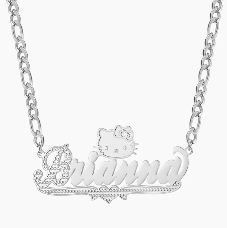 Hello Kitty Custom Name Necklace