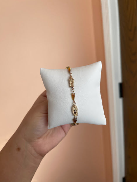 Orange san judas bracelet and VDG