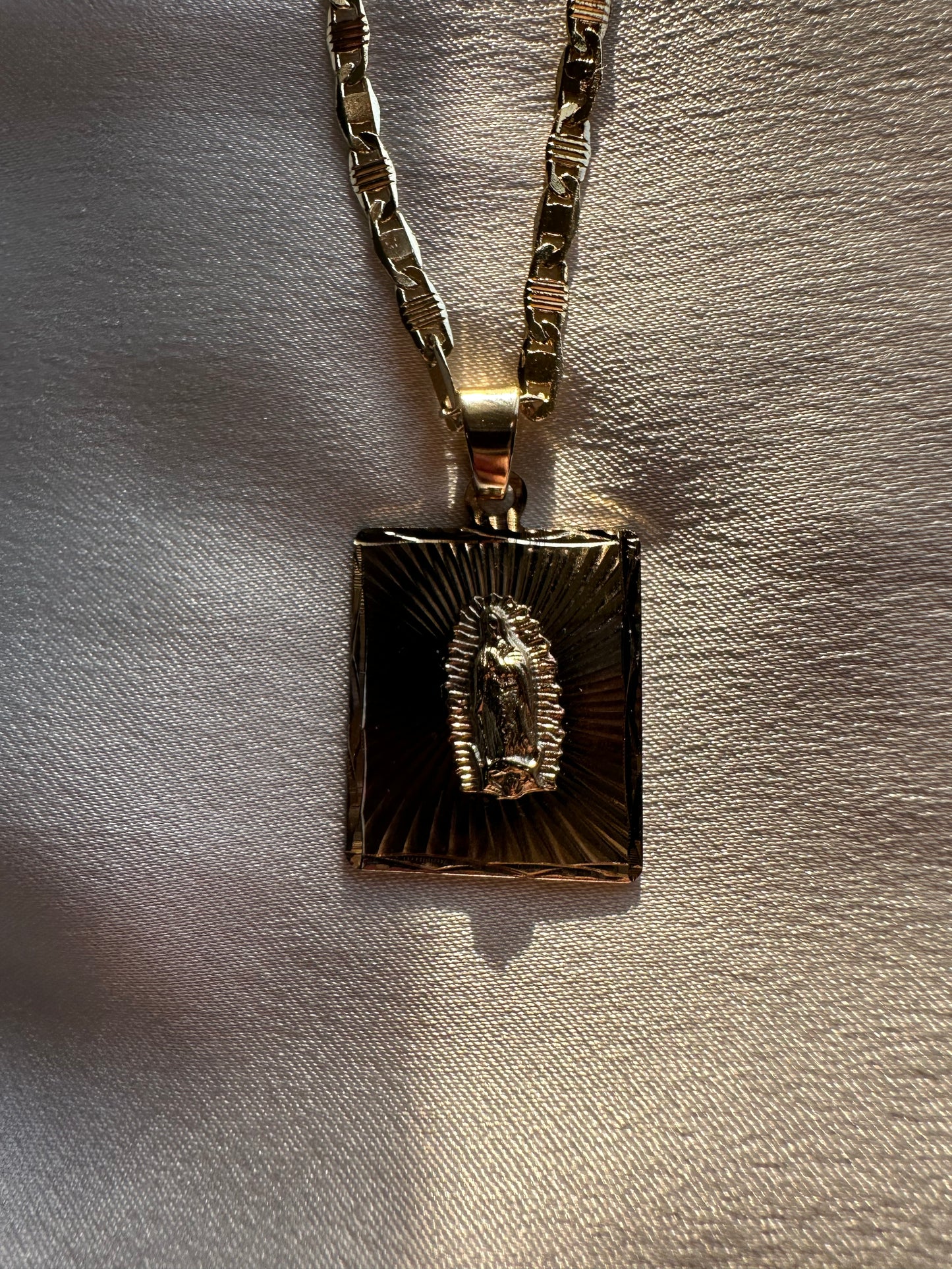 Maria Style Virgen de Guadalupe Necklace